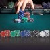 FixtureDisplays® 500 pcs Poker Chip Game Set with Aluminum Case 22 X 8.4 X 2.4